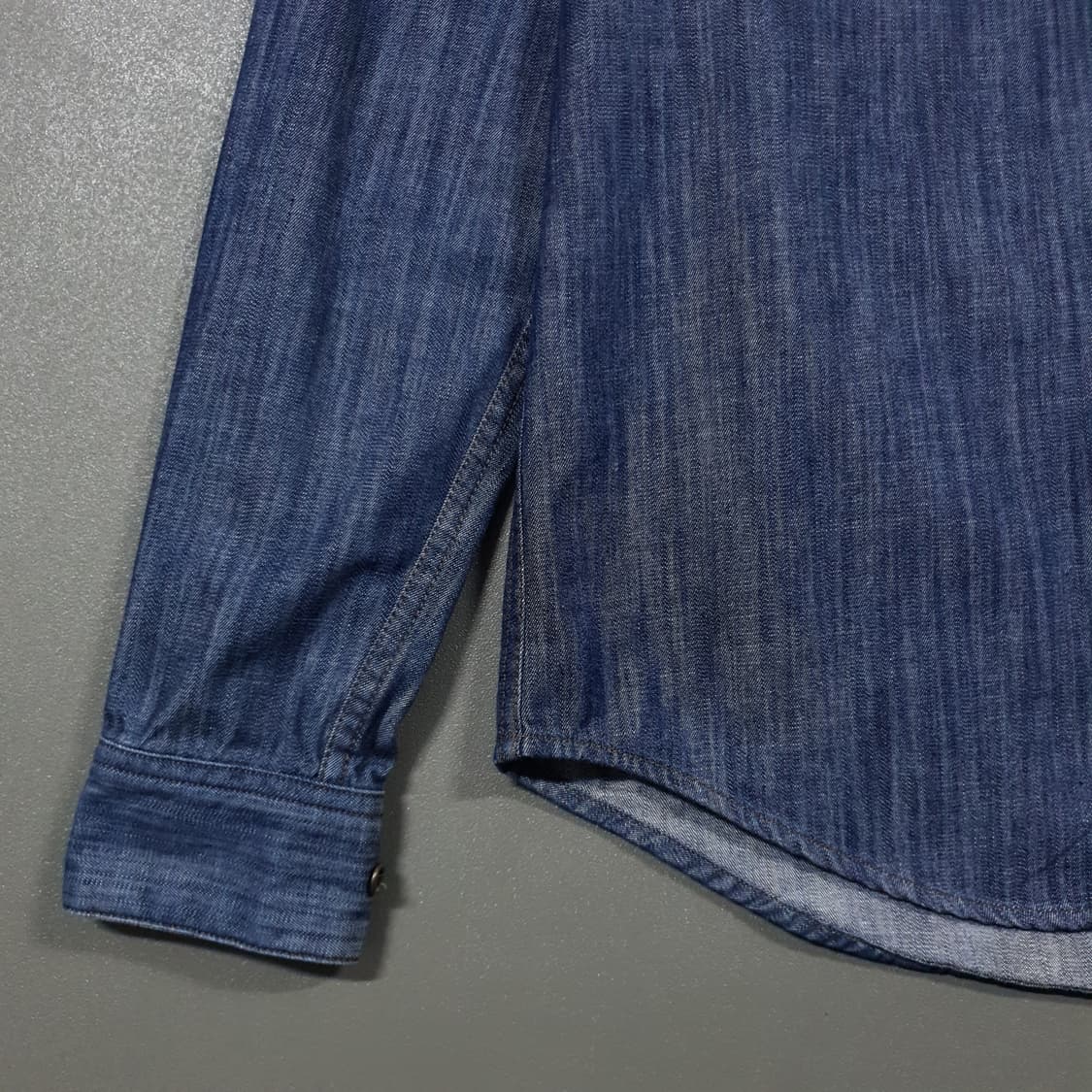M (95) 팀버랜드 샴브레이 포켓 데님 셔츠 긴팔 남방 상품이미지4