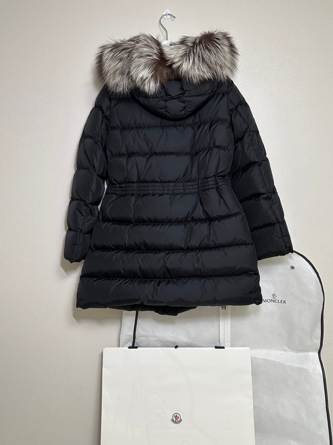 [0size] 몽클레어 아프로티 구스 다운 롱패딩 블랙 상품이미지2