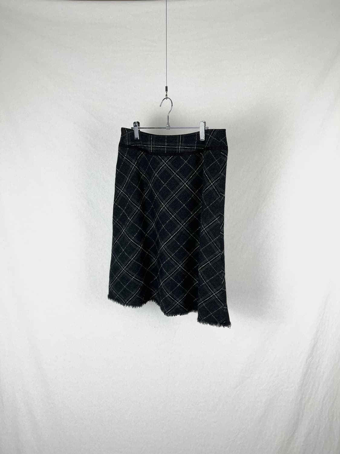 COMME CA ISM 울 체크패턴 스커트  상품이미지1