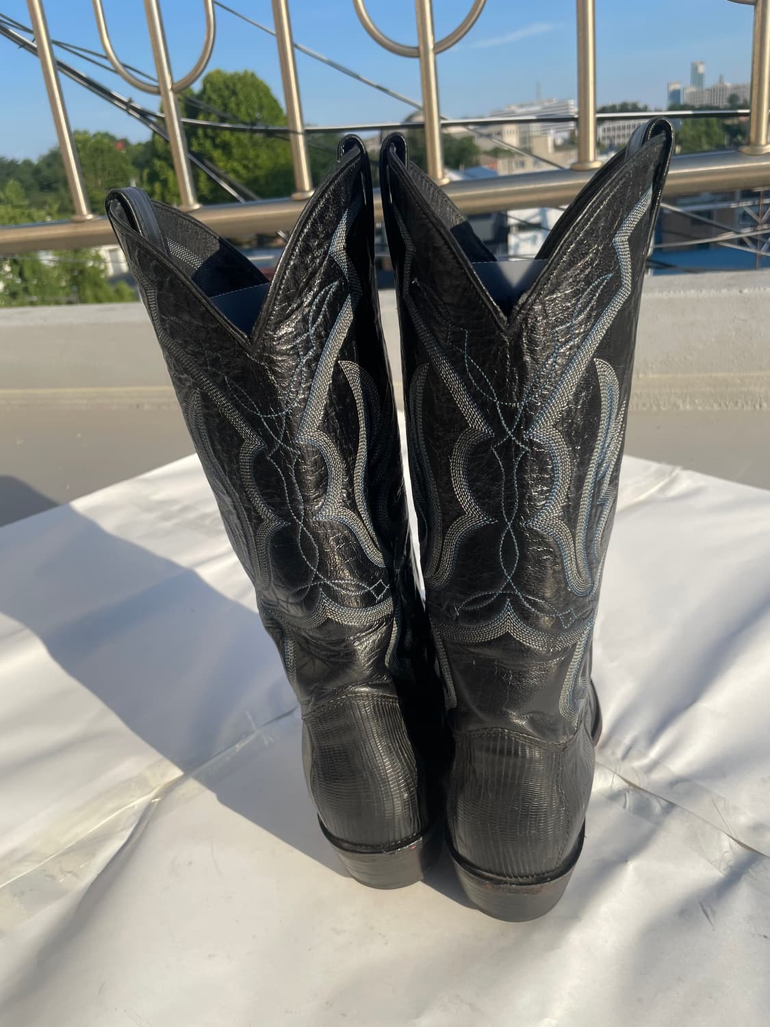 저스틴부츠 Lizard skin Cowboy Boots 11D 상품이미지3