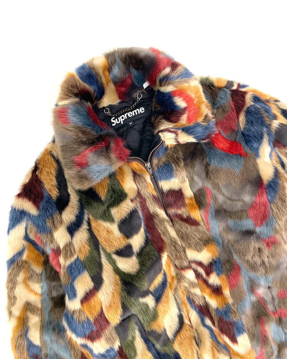 21FW 슈프림 멀티 폭스 퍼 자켓21FW 슈프림 멀티 인조 퍼 자켓 M 상품이미지2