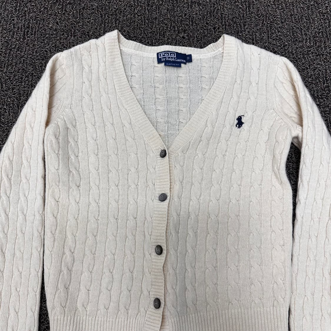 POLO 폴로 랄프로렌 여성 가디건 아이보리 S 상품이미지2