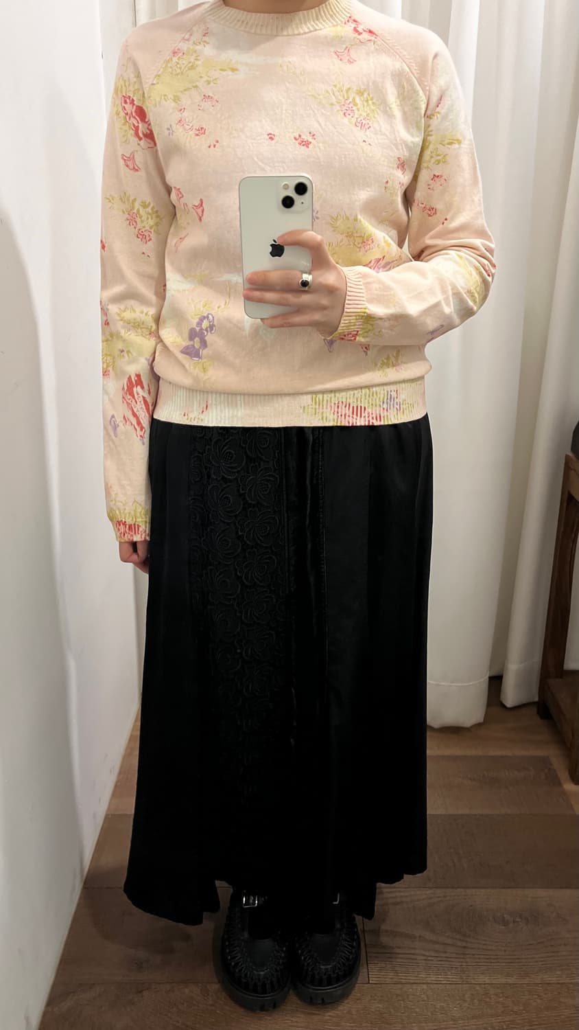 Flower Printing Knit 상품이미지2