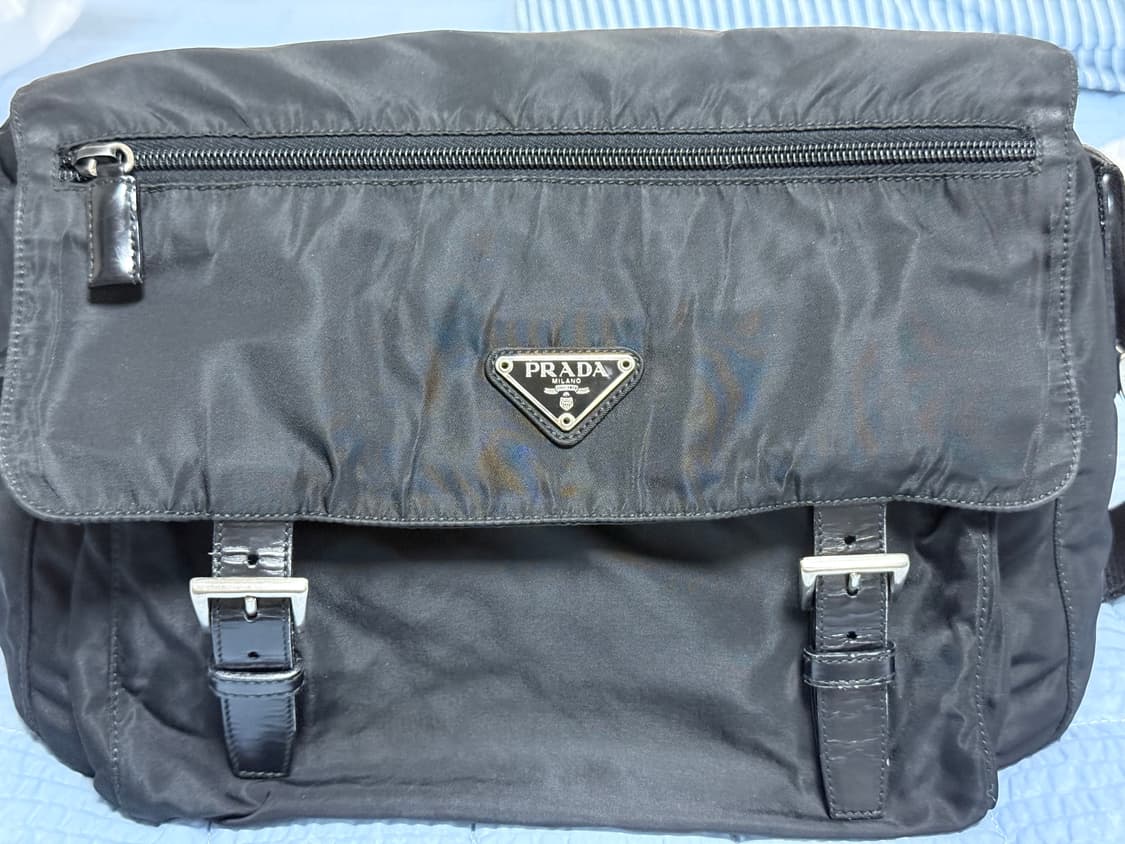 프라다 메신저백 블랙 빈티지 상품이미지2