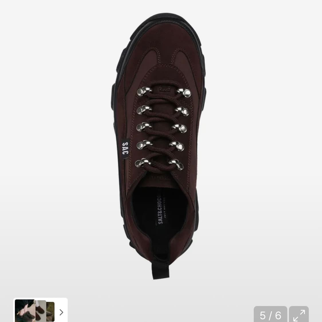 솔트앤초콜릿 밤색 스니커즈 245 상품이미지4