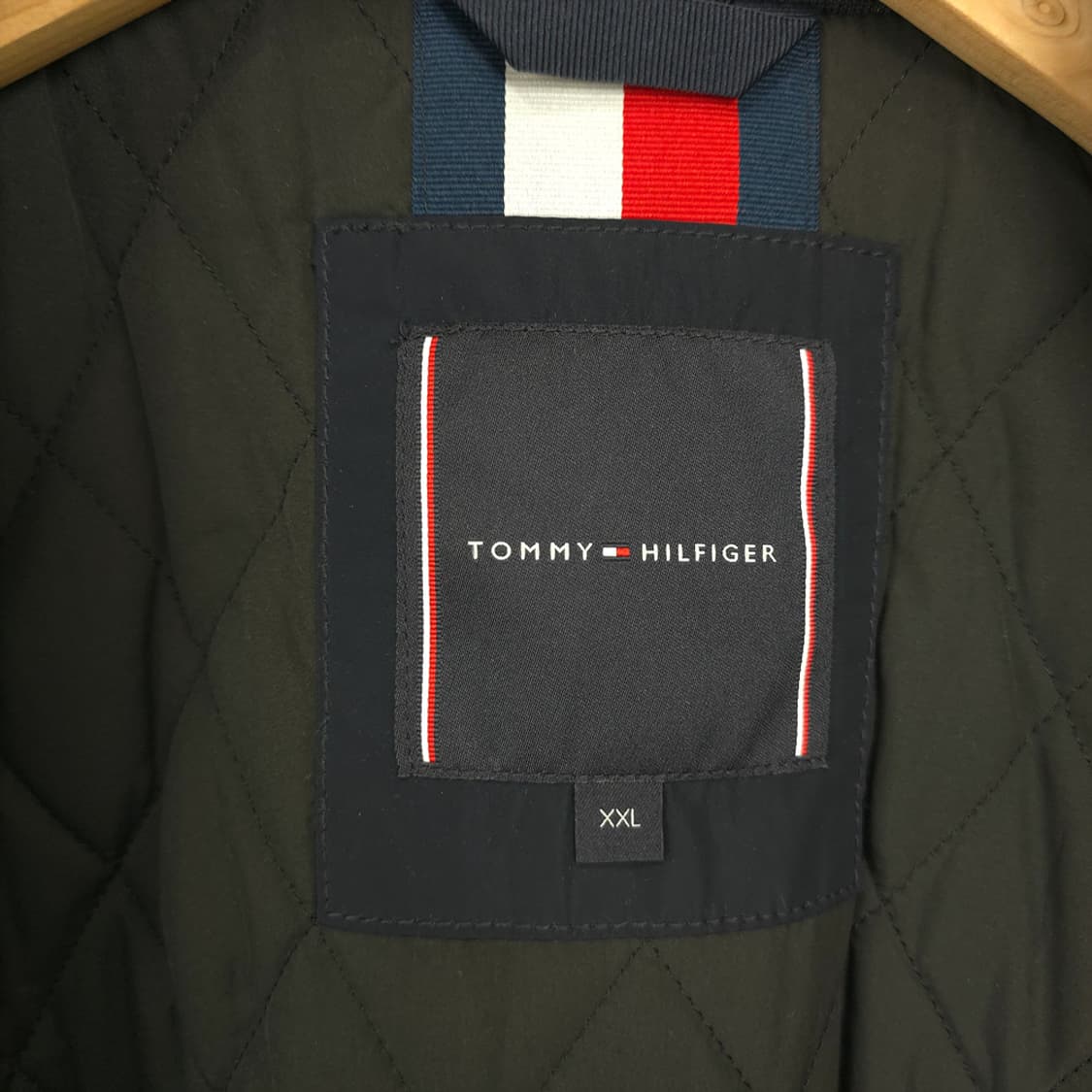 남성 타미 힐피거 TOMMY HILFIGER 블랙 퀼팅 자켓 XXL 상품이미지7