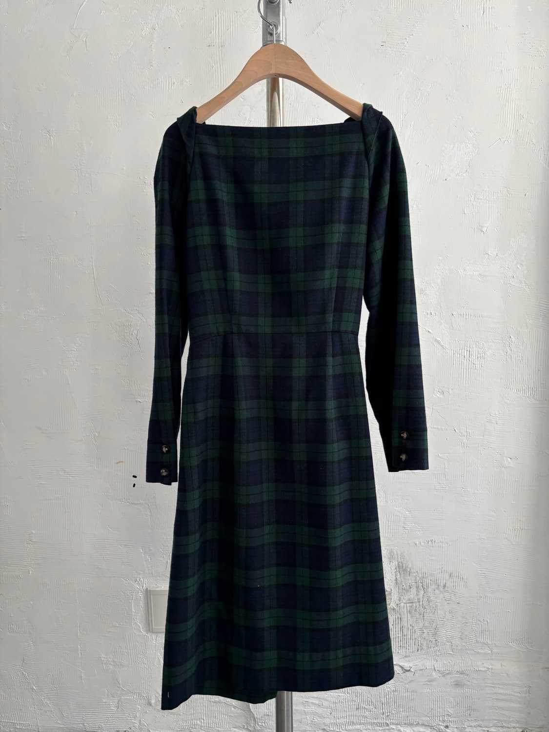 Vivienne Westwood 비비안웨스트우드 체크 드레이핑 원피스 상품이미지10