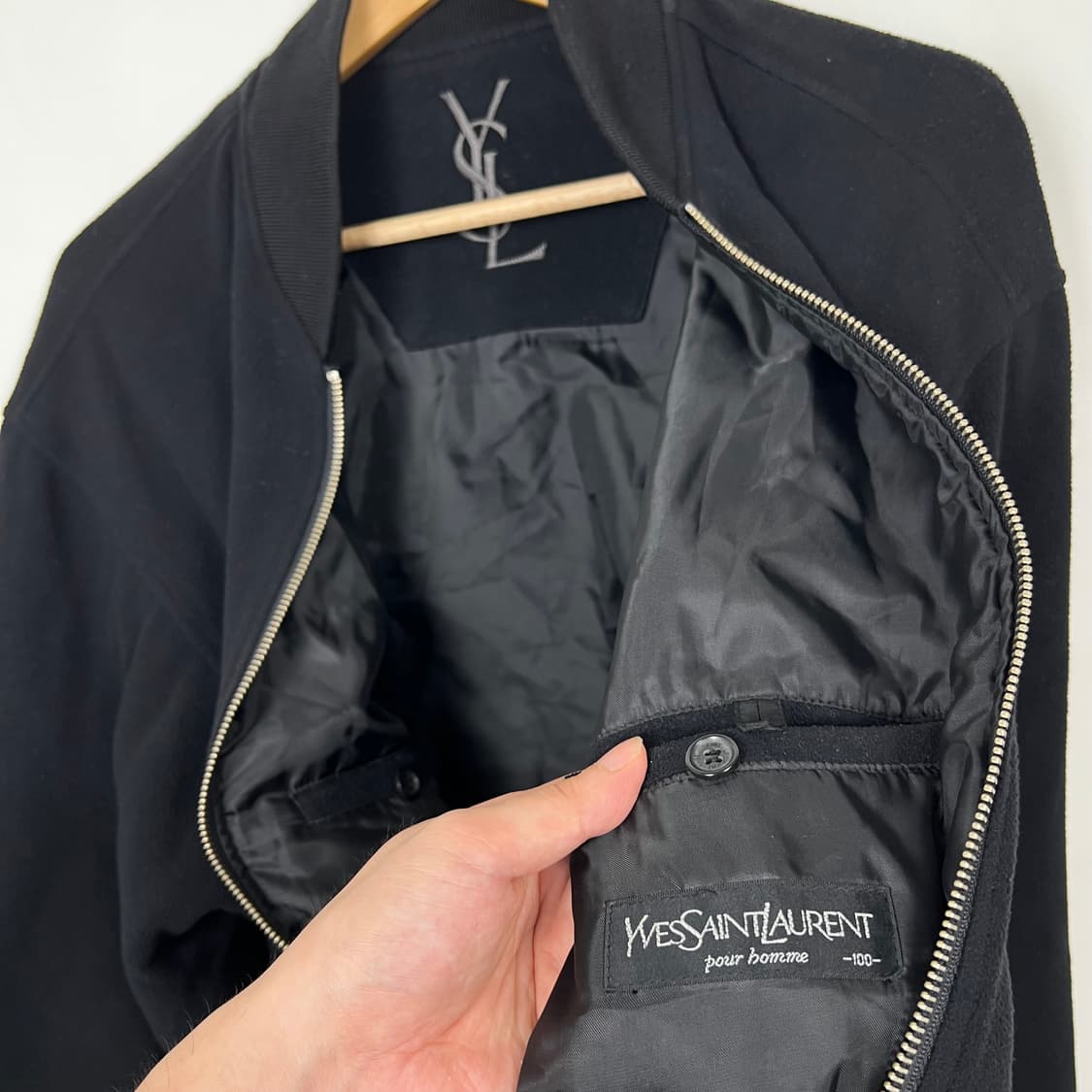 1990s YSL 입생로랑 플리스 자켓 상품이미지4