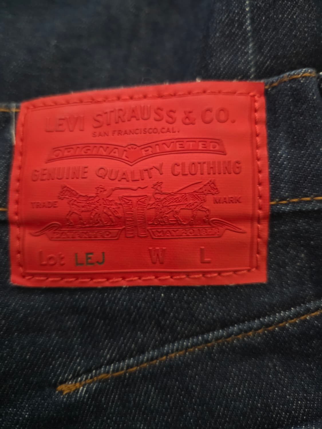 리바이스 엔지니어드 진 W23/총장87/허리34/ 상품이미지4