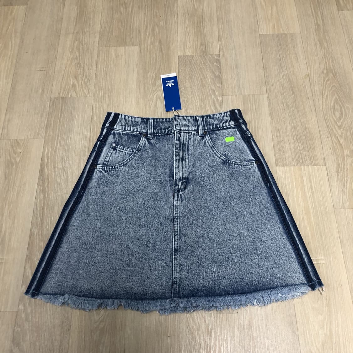 (S) 새상품 아디다스 X 크세니아 슈나이더 데님 미니스커트 상품이미지1