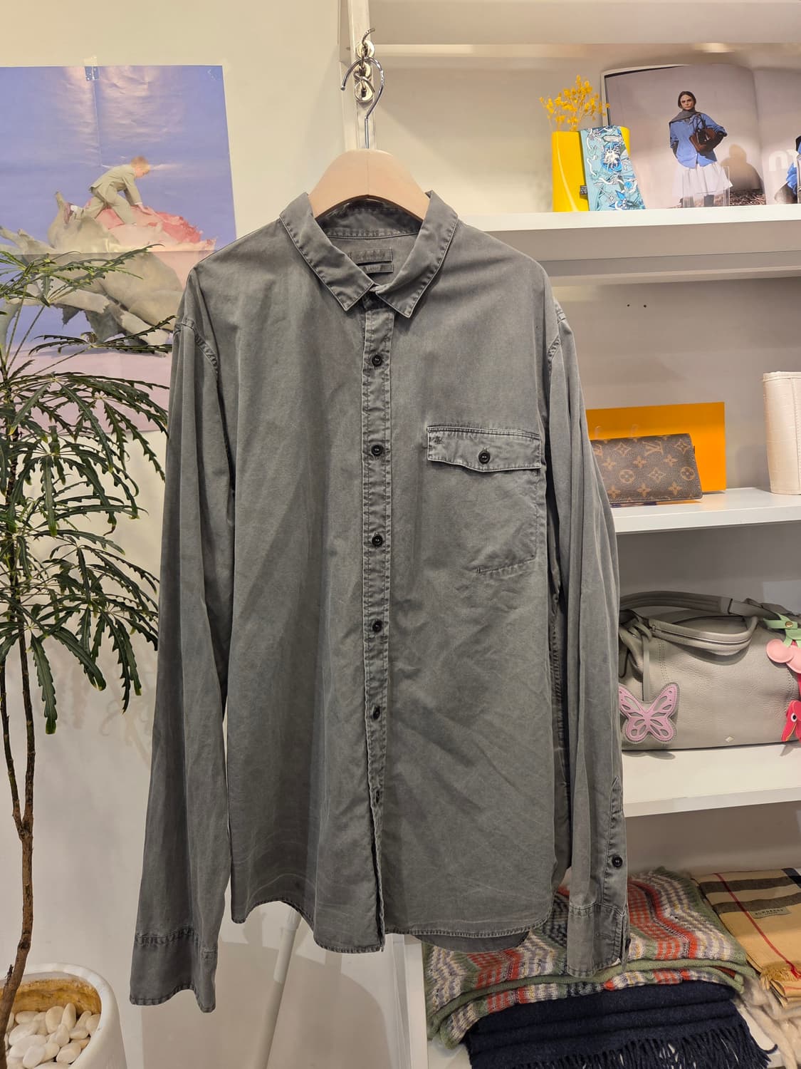 캘빈클라인 워싱 코튼 셔츠 상품이미지1