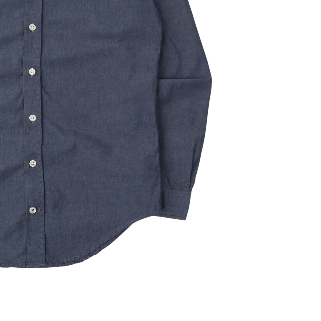 라코스테 네이비 로고 코튼 셔츠 상품이미지4