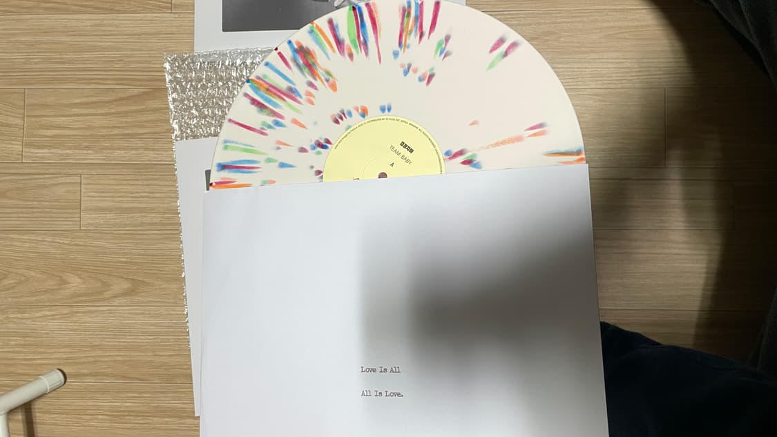 단순개봉) LP 검정치마 TEAM BABY Part.2 상품이미지4