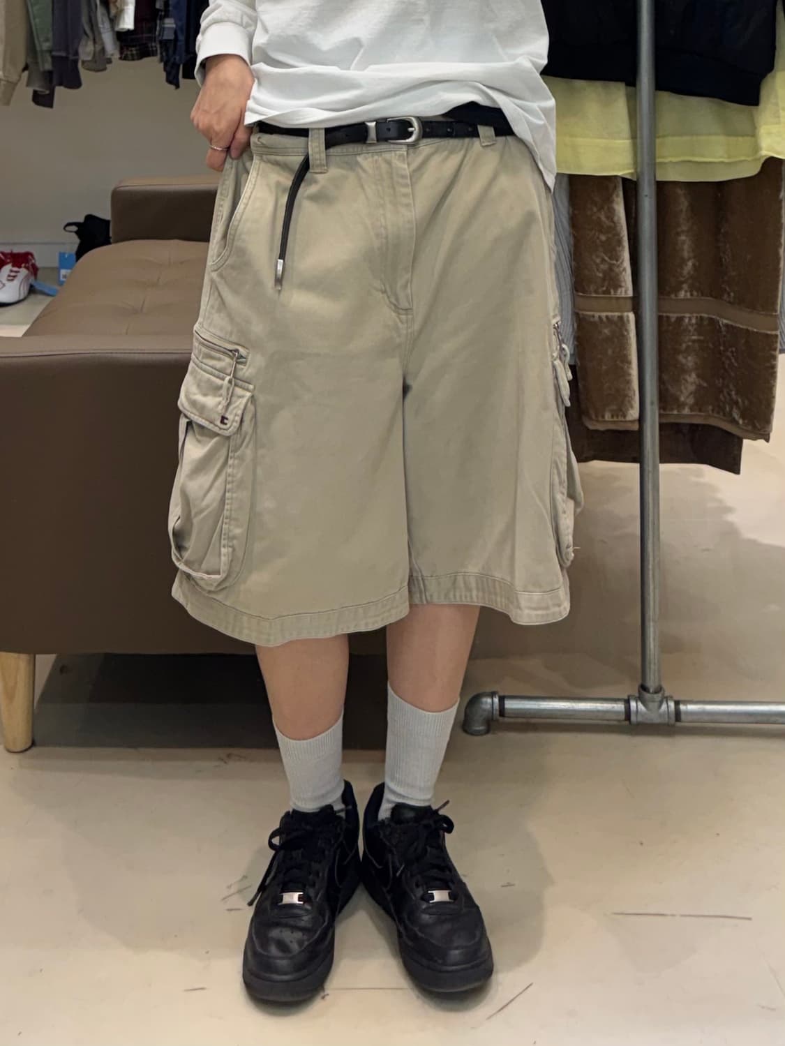 타미힐피거 카고 반바지 베이지 상품이미지5