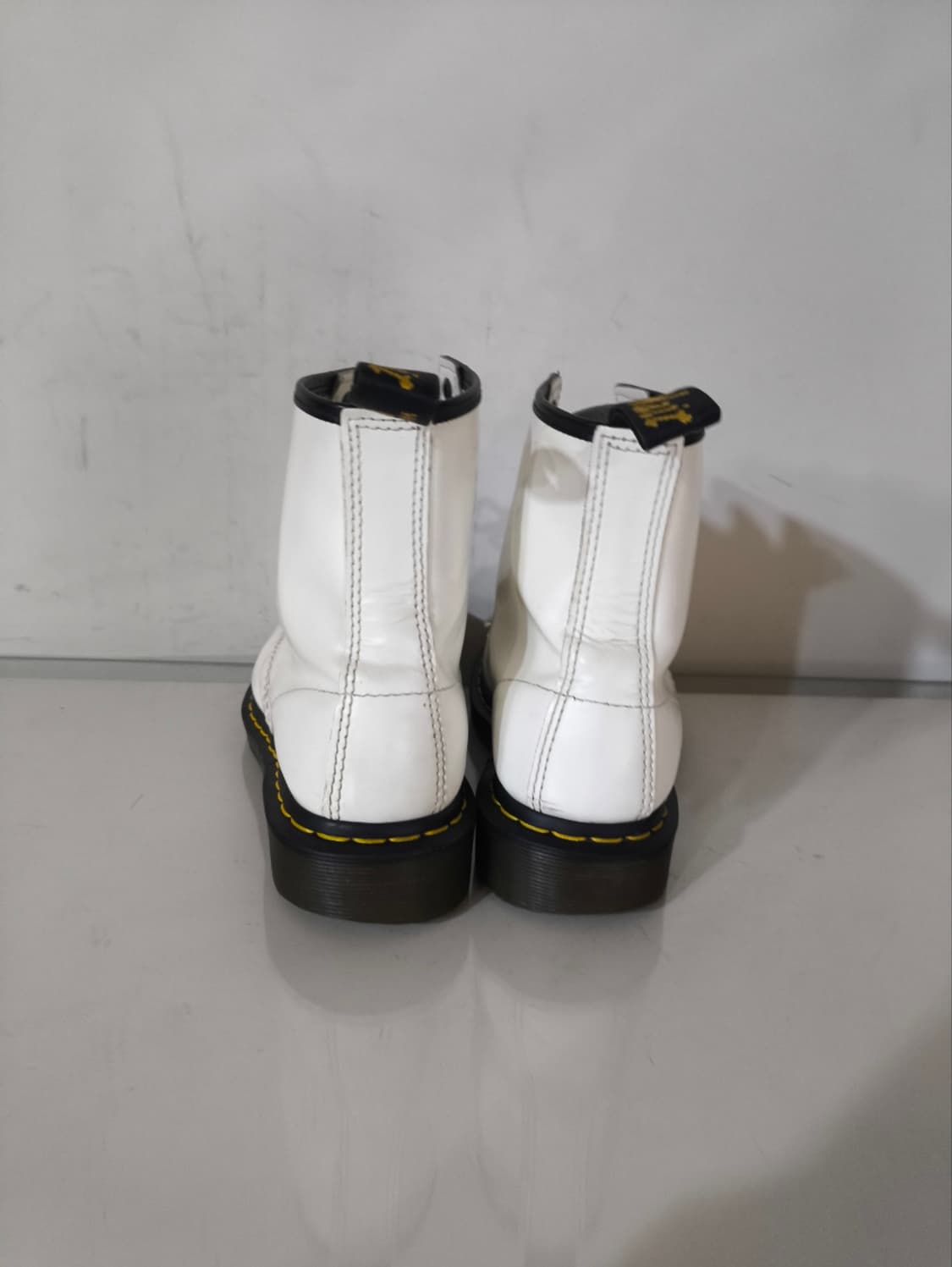 uk6 250mm 닥터마틴 11822 8홀 화이트 워커 상품이미지6