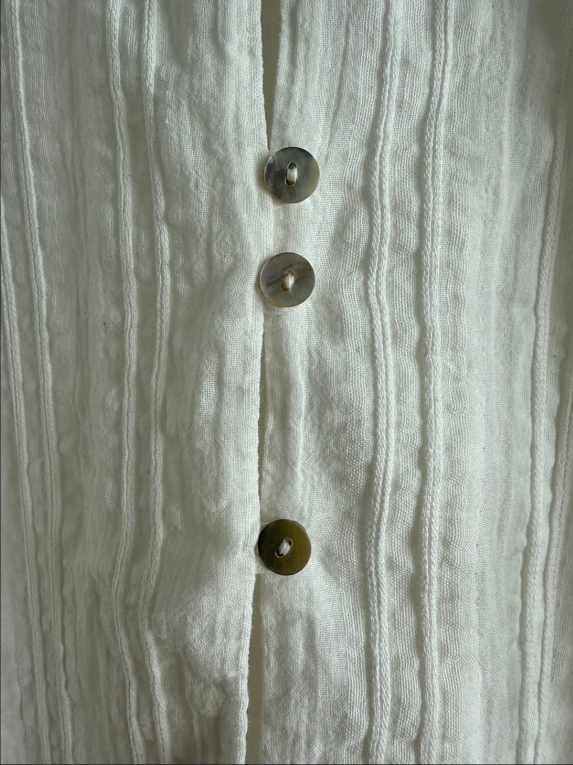 글로니 glowny 화이트 롱슬리브 레이스 블라우스 상품이미지5