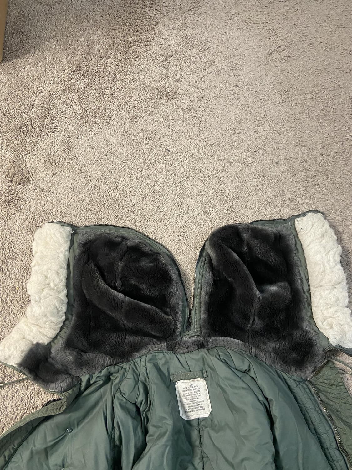 80s 알파 인더스트리 N-2B 헤비 플라이트 자켓 상품이미지9