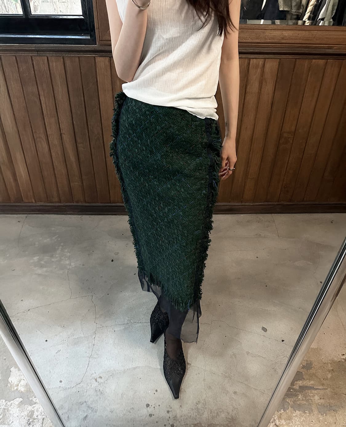 Donna Più lace detail mules 245 상품이미지8