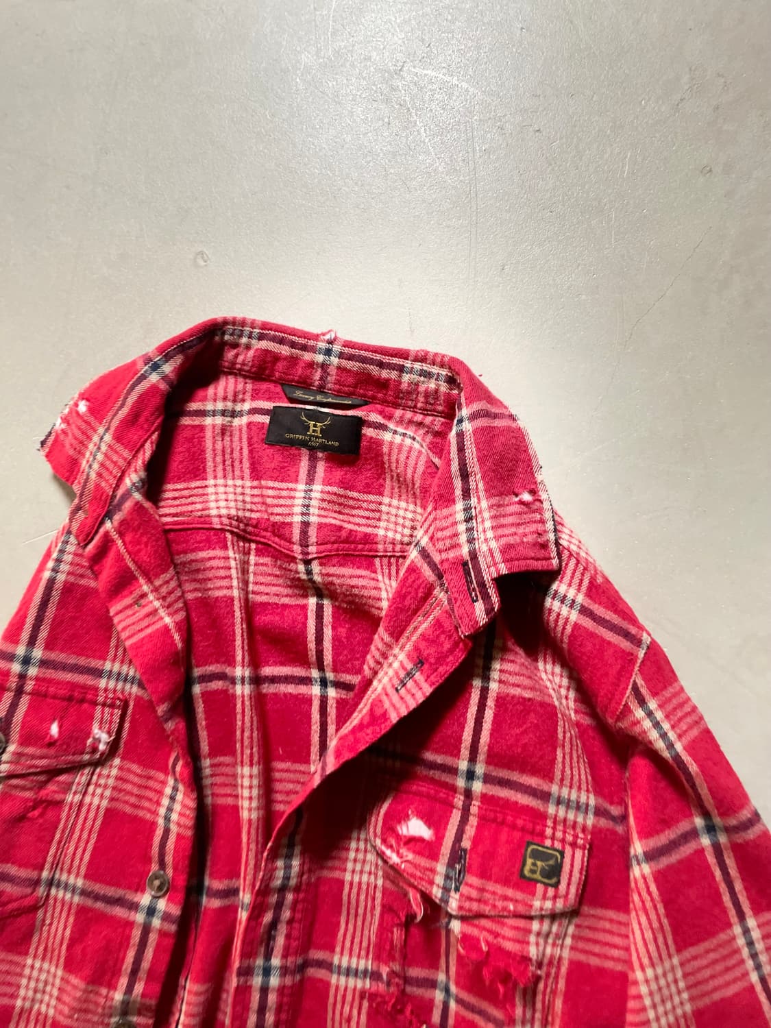  Griffin Hartland Distressed Check Flann 상품이미지2