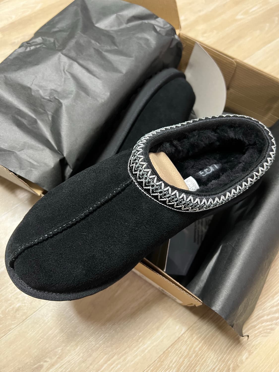 어그 타스만 2 슬리퍼 블랙 새상품(무료배송) 상품이미지1