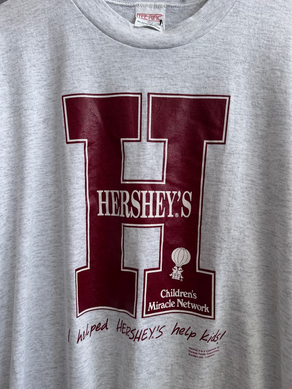 [XL]90's HERSHEY'S Made in USA 프로모 티셔츠 상품이미지4