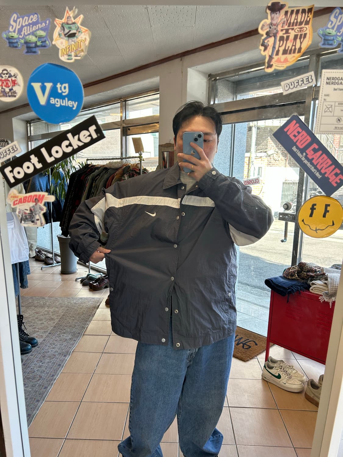 90’s 나이키 코치자켓 2XL 상품이미지7