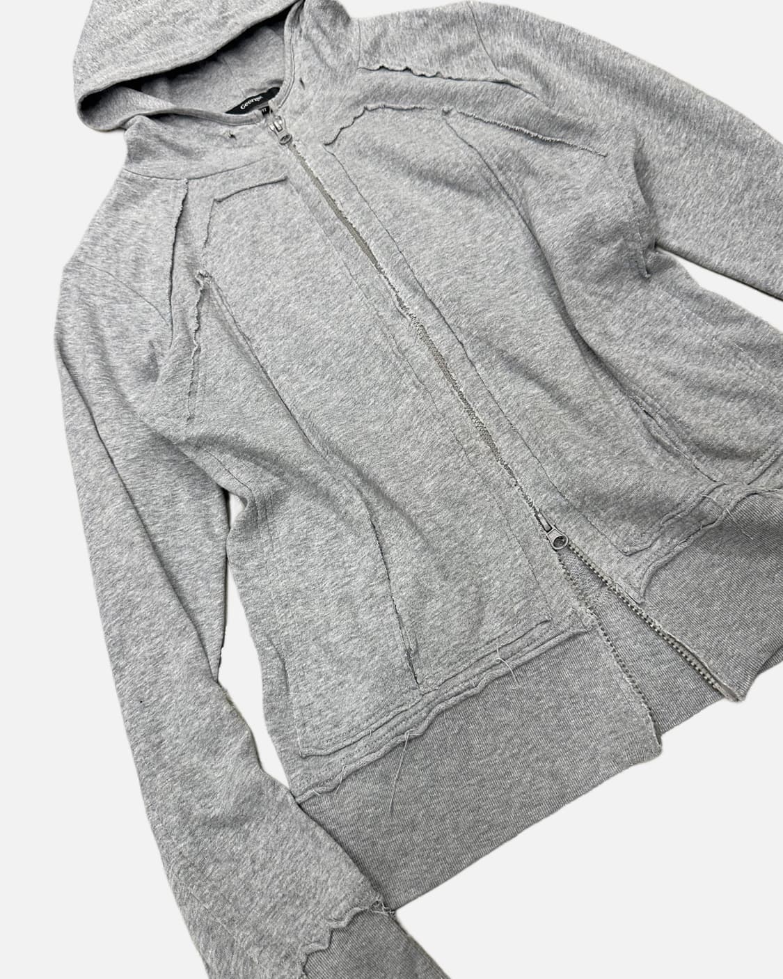 grunge pannel hood zip-up 상품이미지3