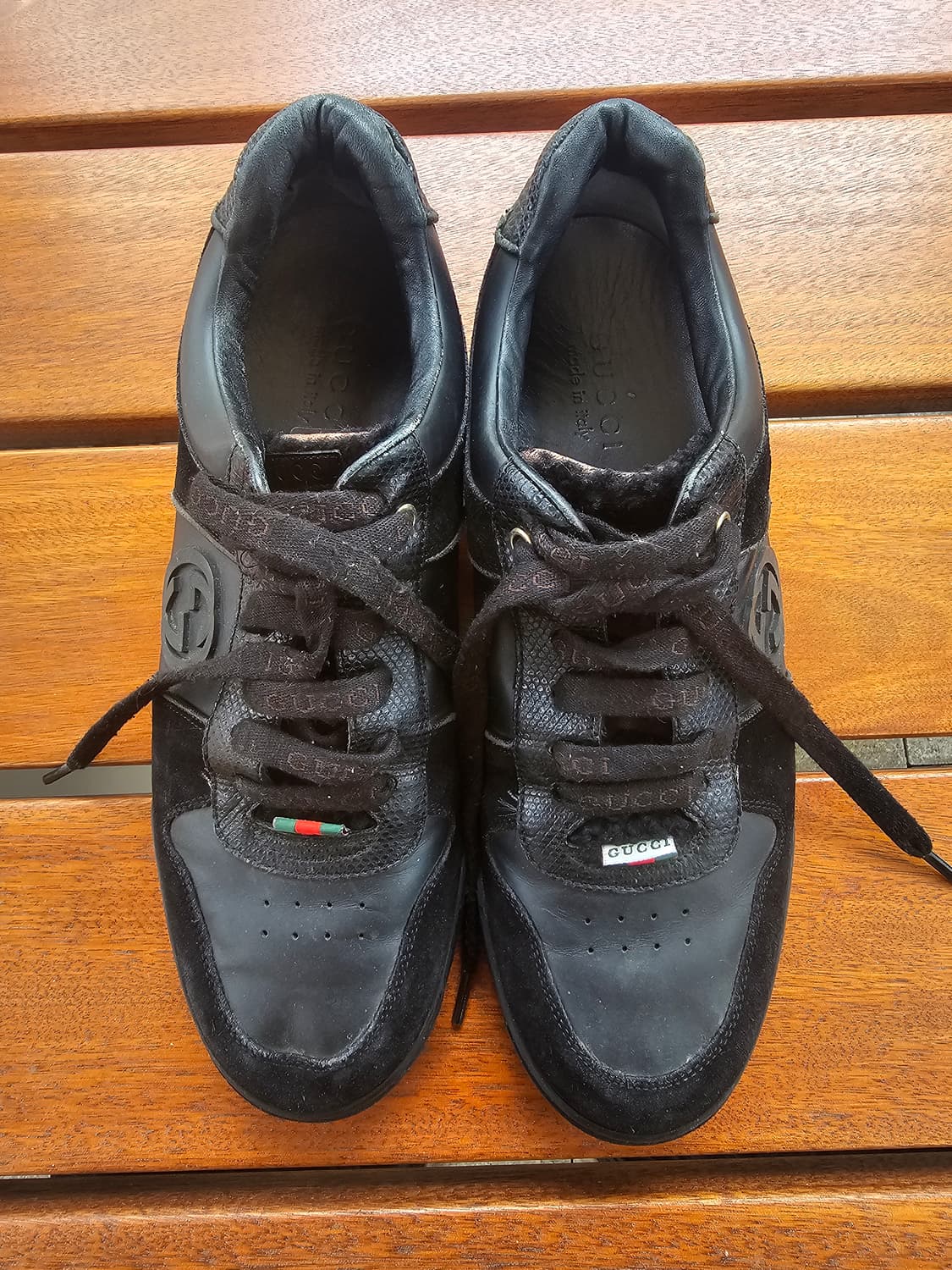 구찌 블랙 스니커즈 상품이미지1