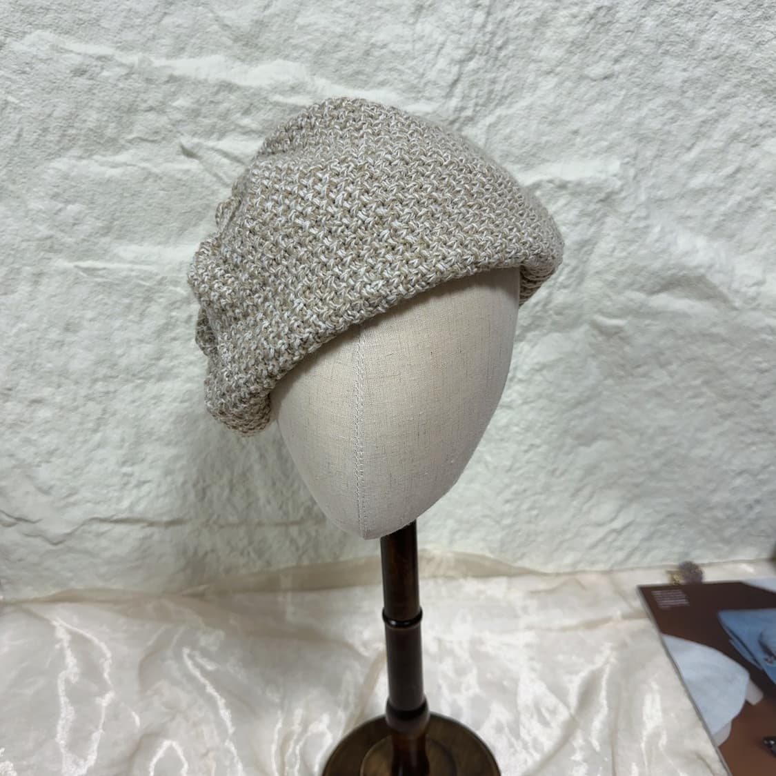 빈티지 Y2K뇌느낌 베레모 니트모자 상품이미지1