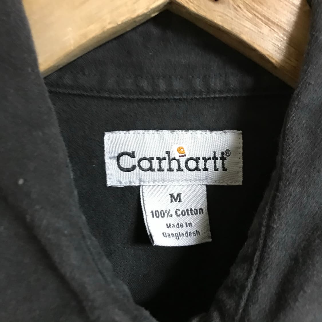 칼하트 시그니처로고 흑청색 셔츠 상품이미지4