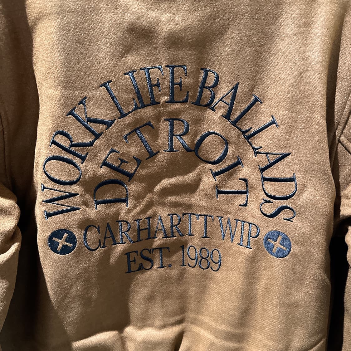(정품/새상품) CARHARTT 칼하트 남성 브라운 워크 바시티 봄버 상품이미지4