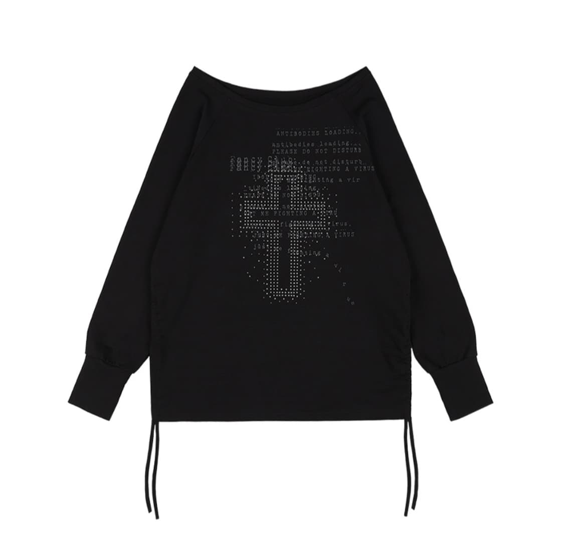 팬시클럽 divine cross off shoulder tee 상품이미지2