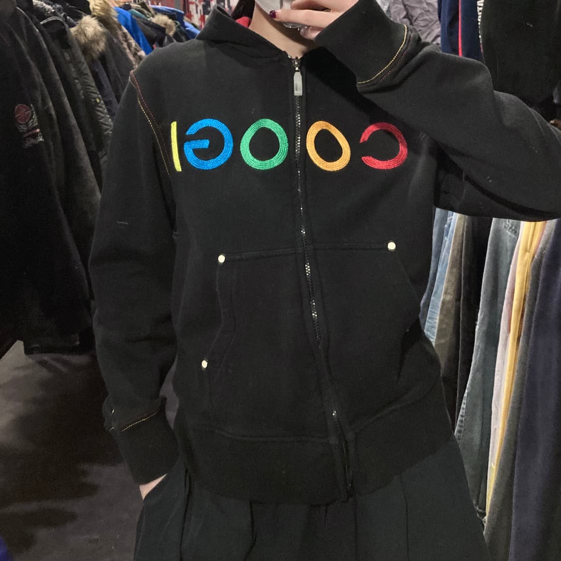 [IM]쿠지 후드집업 블랙 상품이미지2