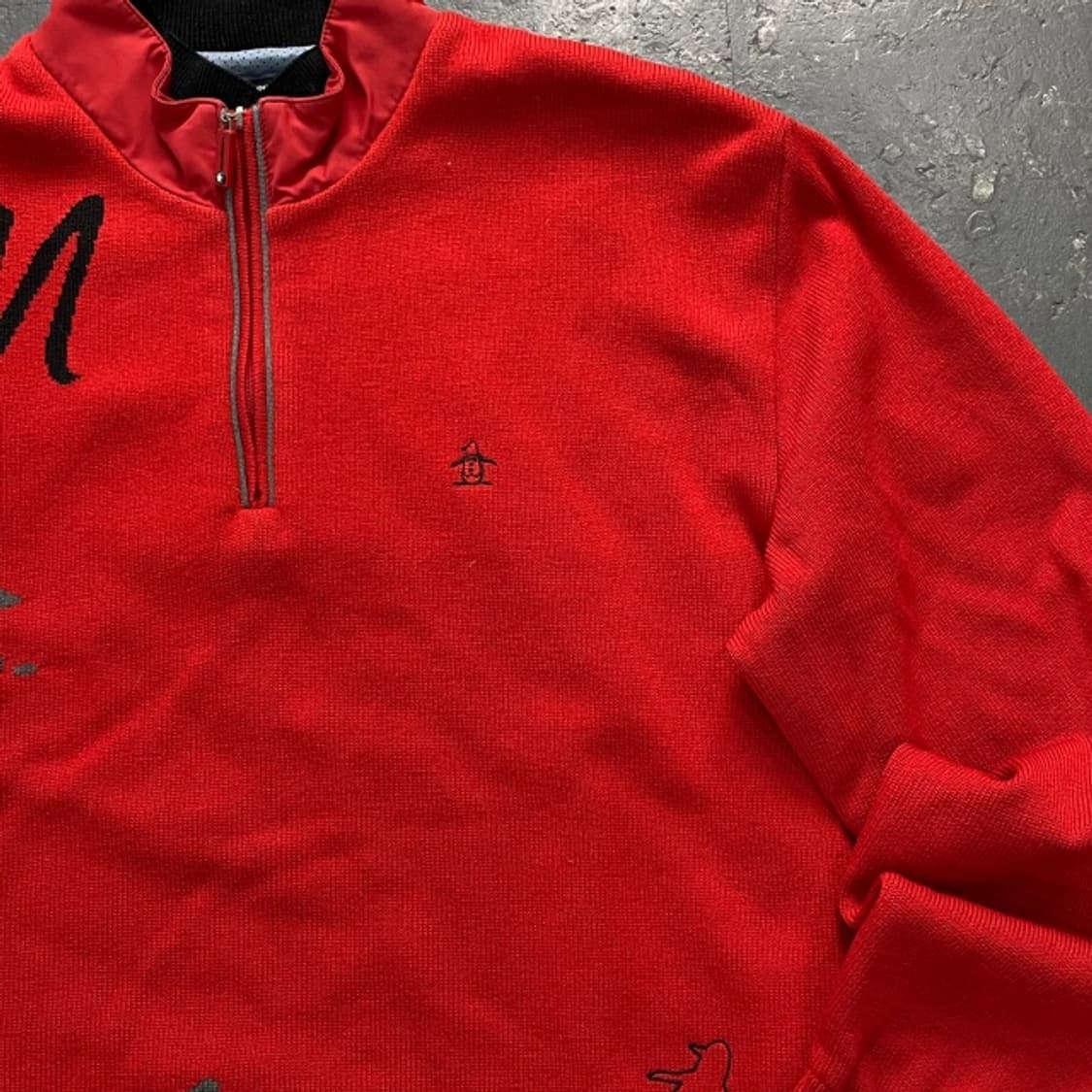 100 먼싱웨어 방풍 니트 상품이미지2