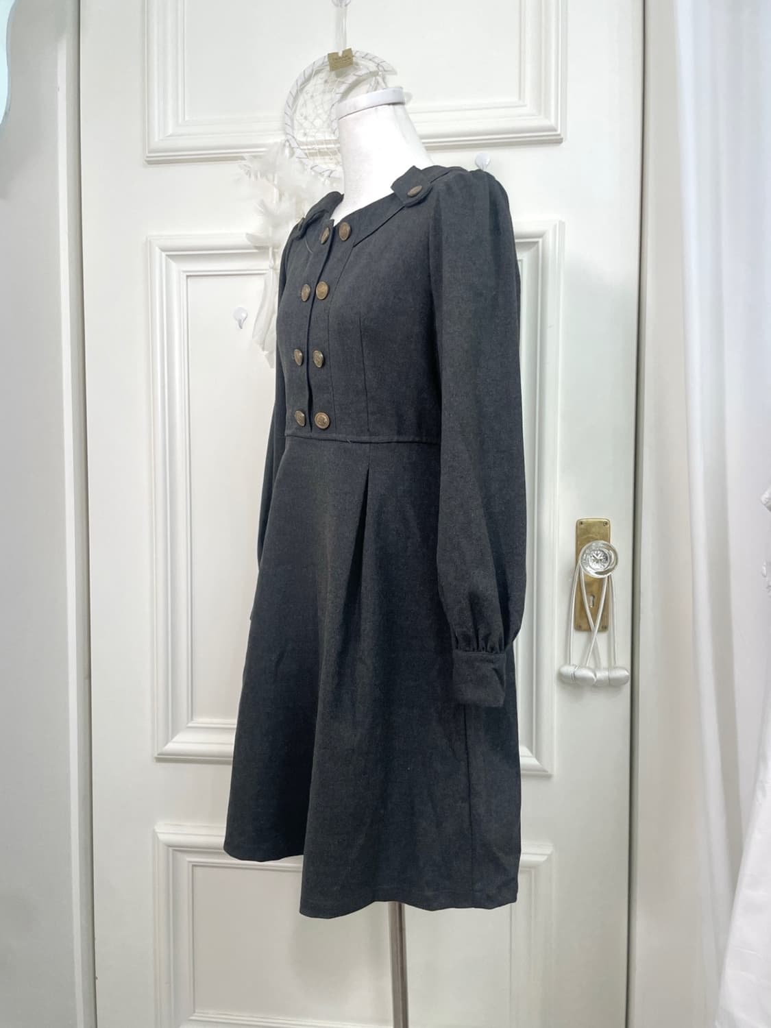 AXES FEMME POETIQUE charcoal button poin 상품이미지2