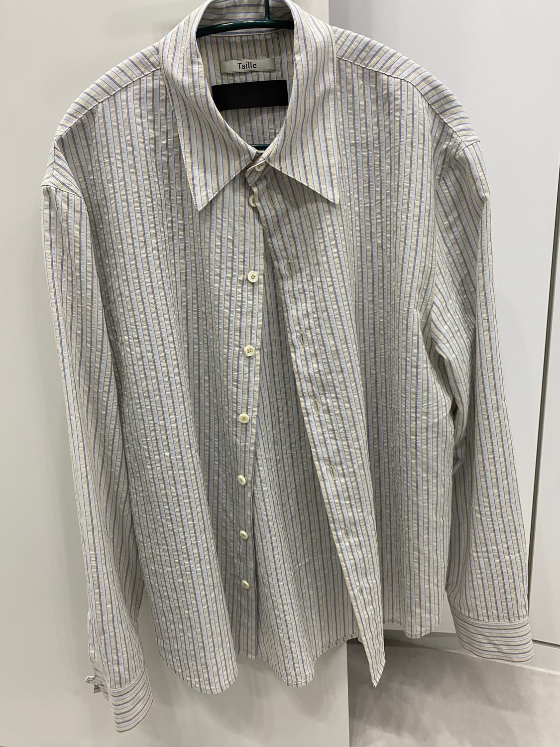 타일레 VOILE BLANCHE COMO SHIRT SALT STRIPE 상품이미지2