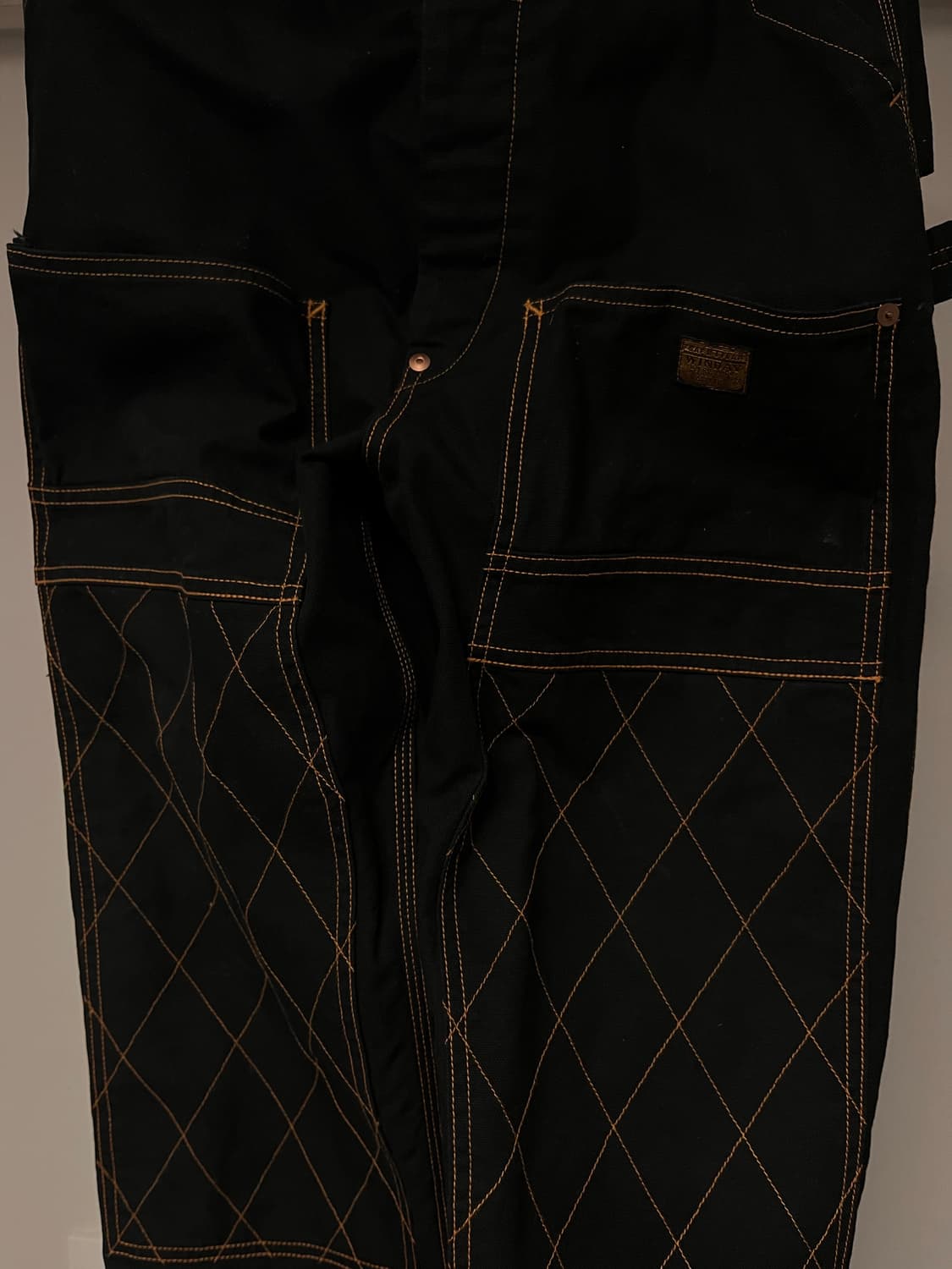 캐피탈 데님 럼버 팬츠 블랙 상품이미지3