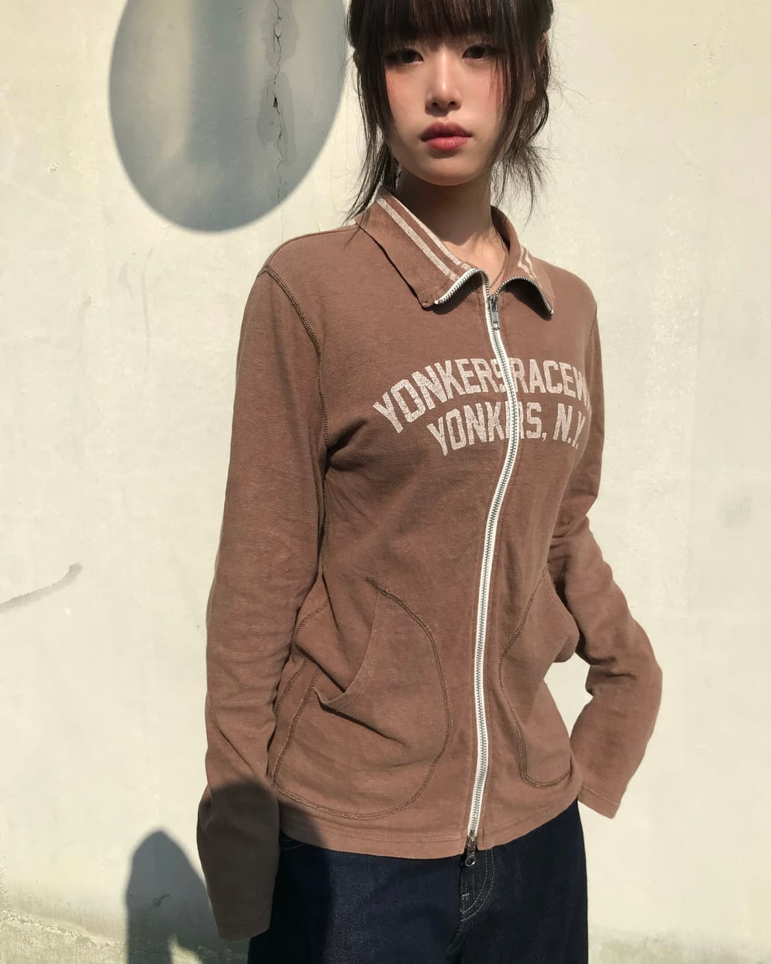 Blue Lake Market 집업 롱 슬리브 상품이미지3