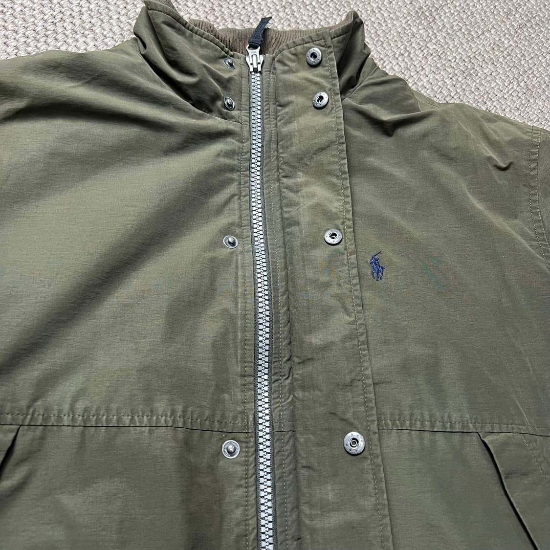 폴로 랄프로렌 쉘 봄버 자켓 카키 L 상품이미지4