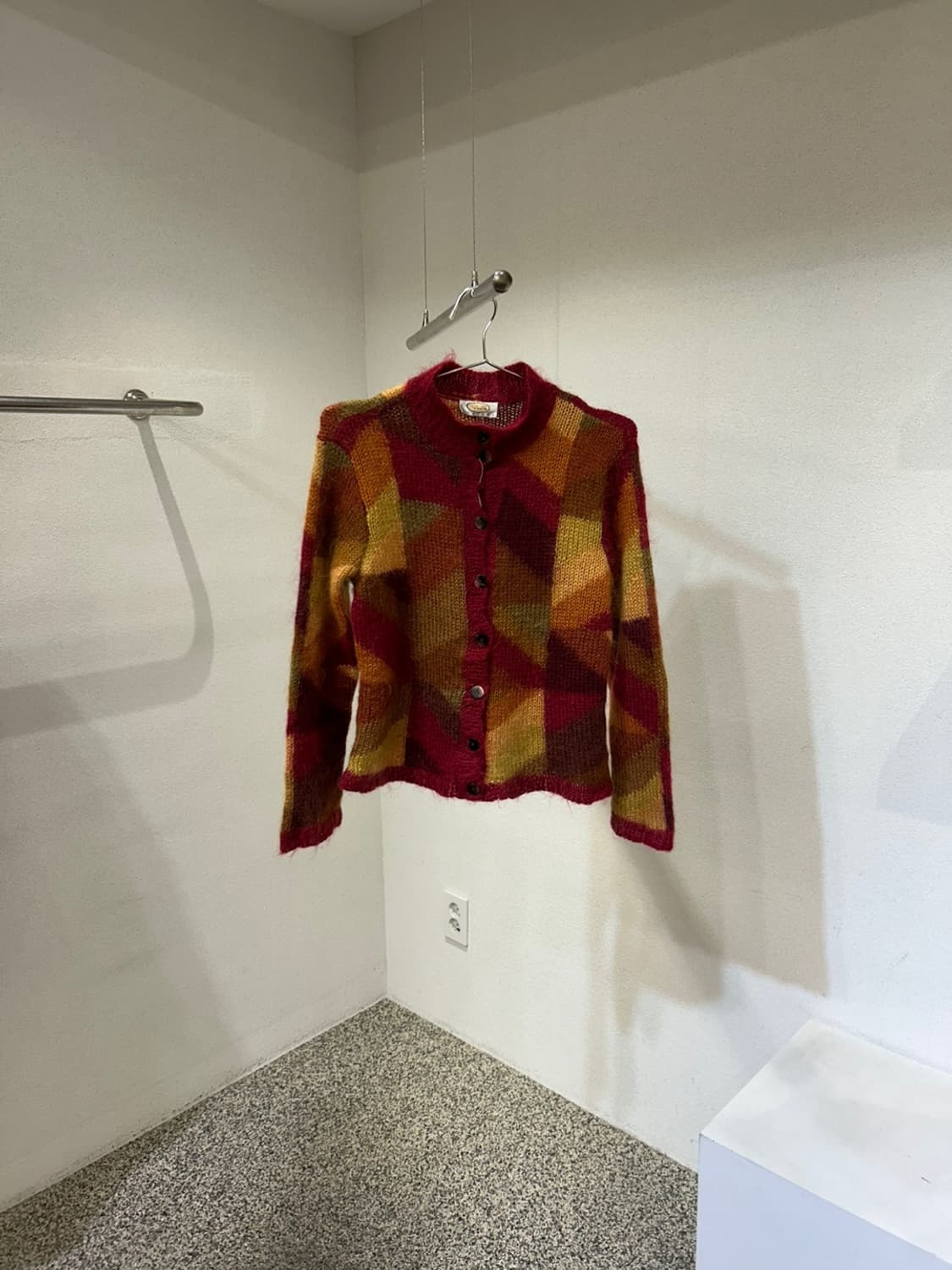 탈봇츠 패턴 니트 가디건 상품이미지1