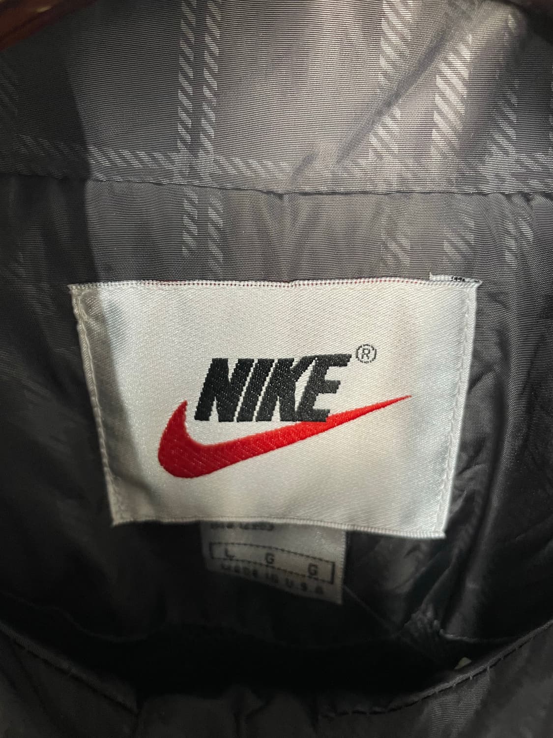 나이키 그레이 체크 아노락 웜업 H2291 상품이미지5