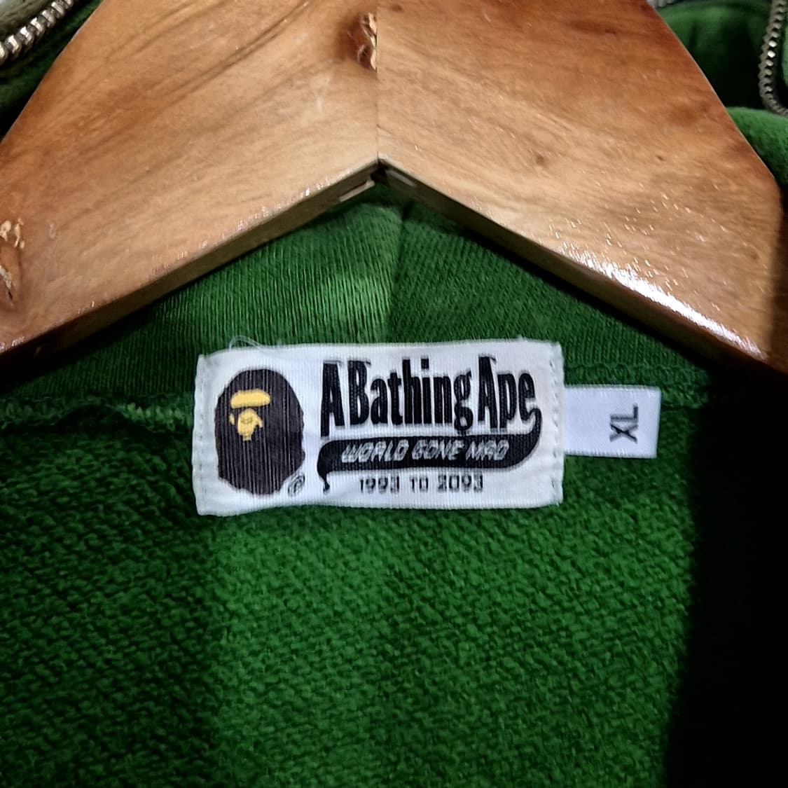 Bape 베이프 녹계 풀 후드집업 상품이미지6