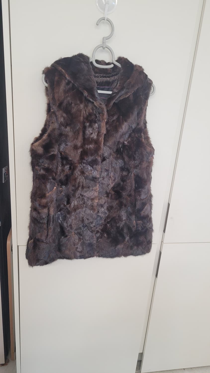 플라밍고  리얼 밍크 베스트-S사이즈 상품이미지5