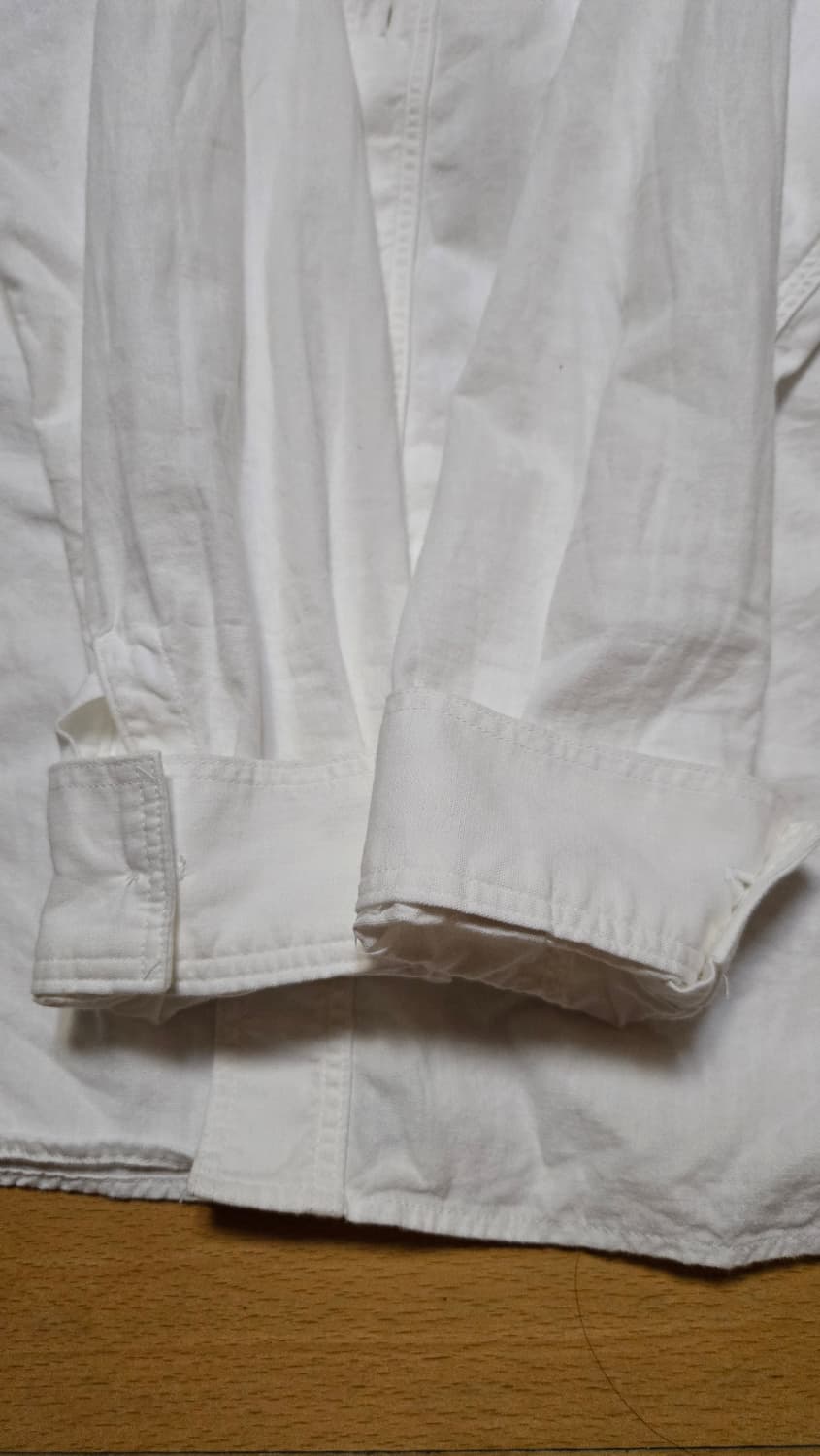 오어슬로우 화이트 샴브레이 셔츠 5 상품이미지4