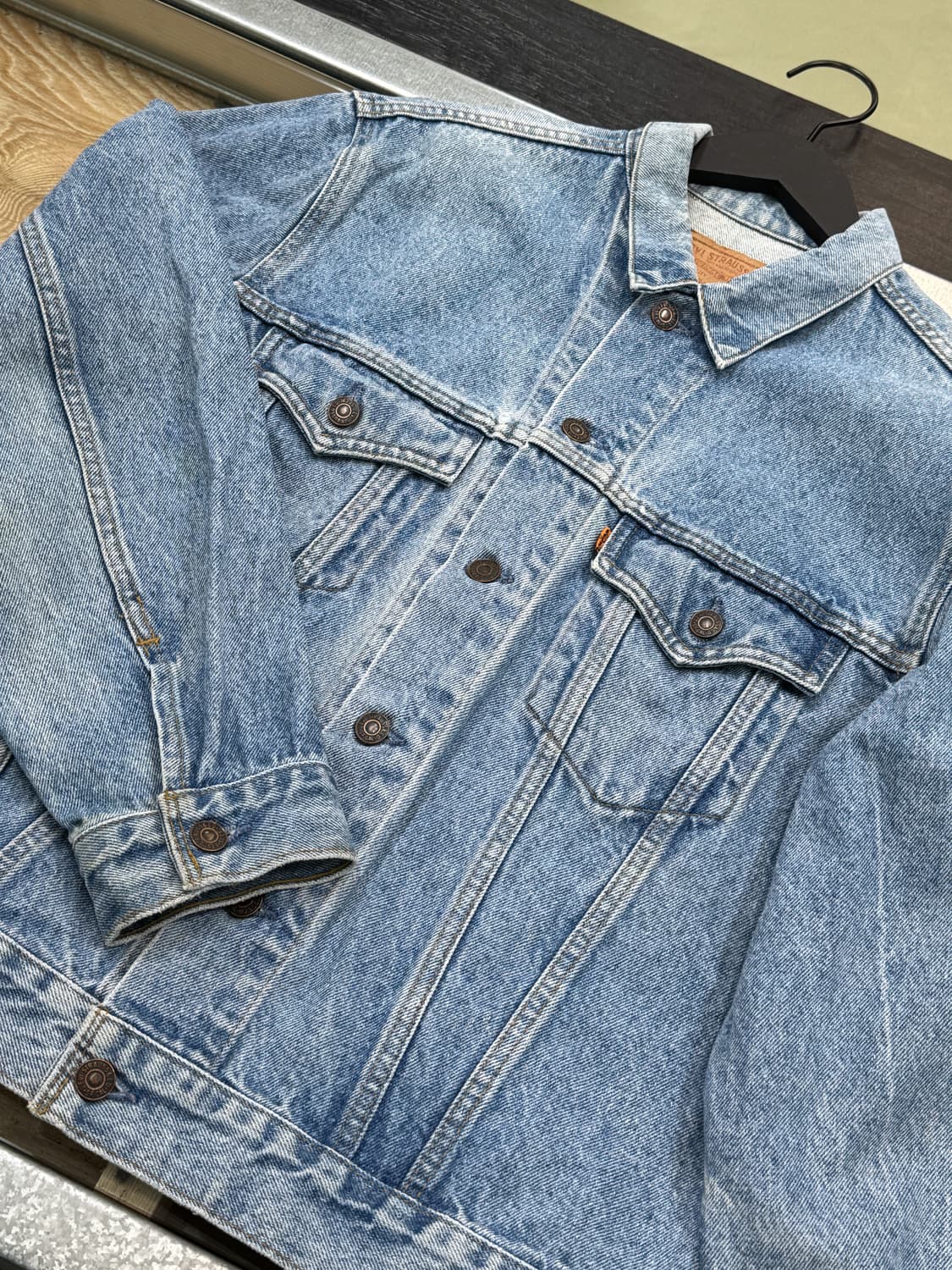 리바이스 75505 오렌지탭 데님 자켓 상품이미지4