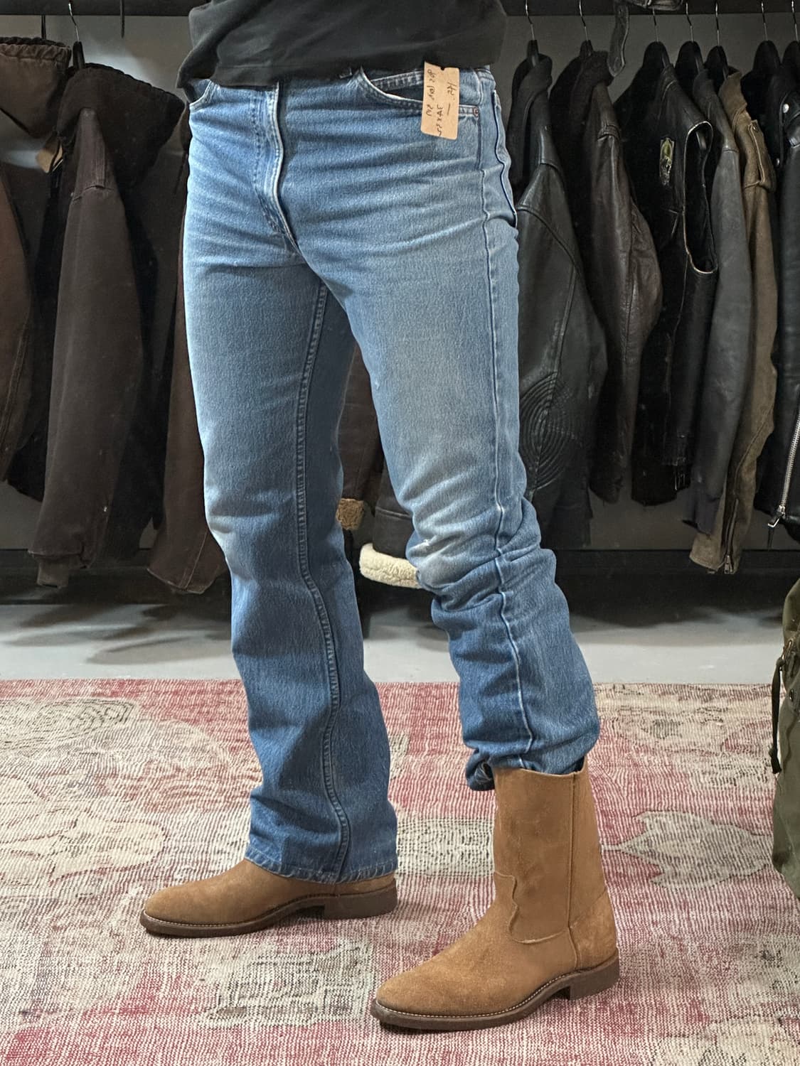 Justin 저스틴 러프아웃 스웨이드 웨스턴 부츠 페코스 부츠 상품이미지2