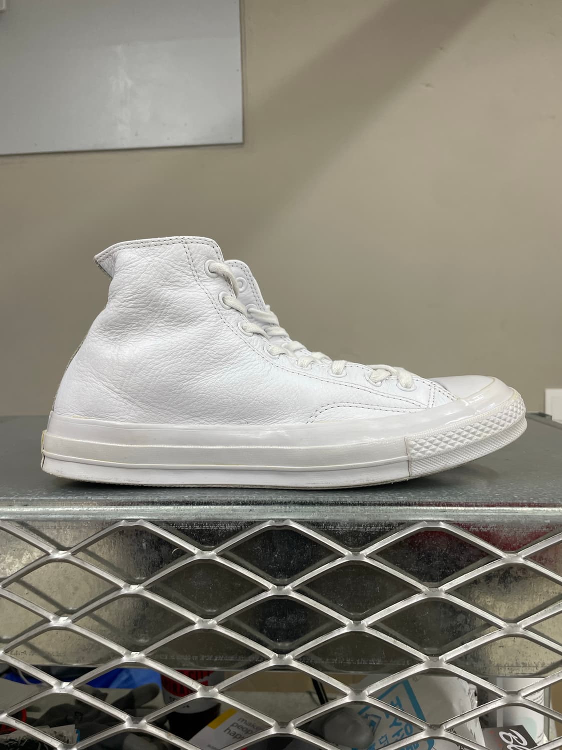 컨버스 척테일러 올스타 모노크롬 레더 화이트 280 (gr-4117) 상품이미지4