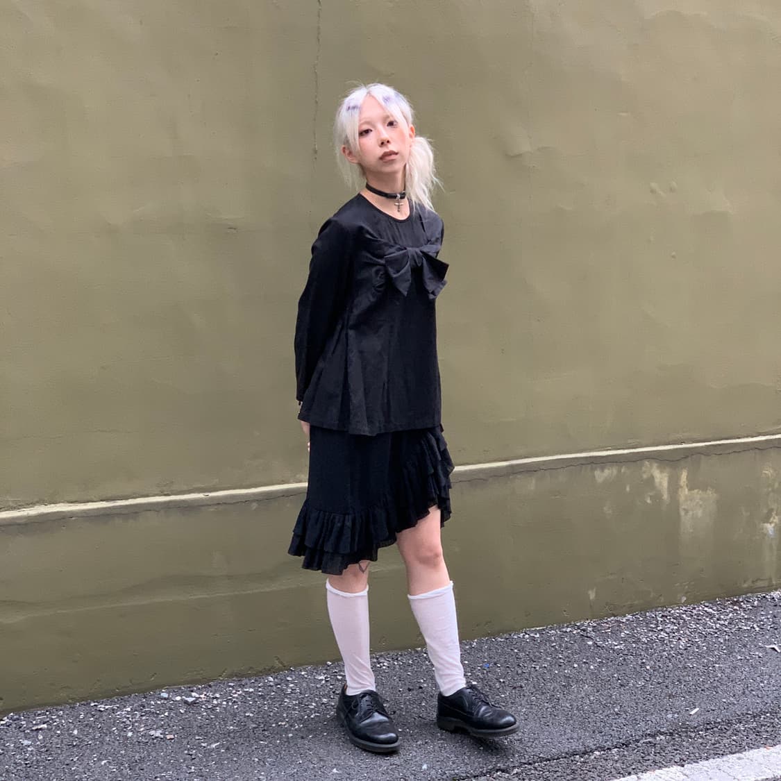 꼼데가르송 백 집업 리본 블라우스 샘플 버전 상품이미지2