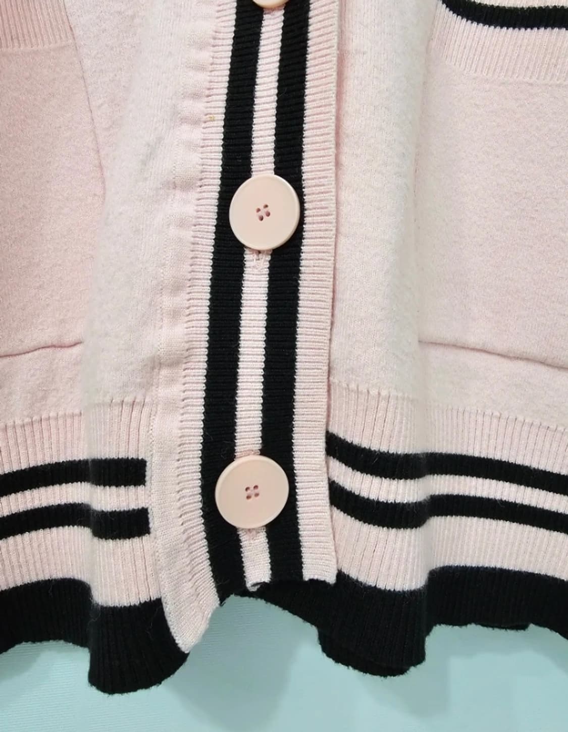 SANDRO 산드로 핑크 가디건 블라우스 F 상품이미지5