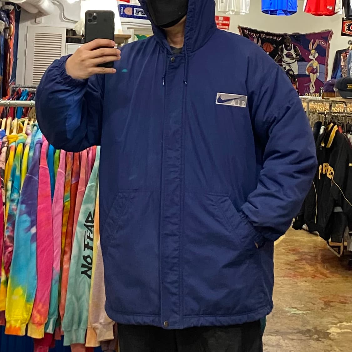 90s USA 나이키 빅스우시 패딩자켓 상품이미지3